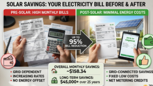 Read more about the article How Solar Reduces Electricity Bills in 2026