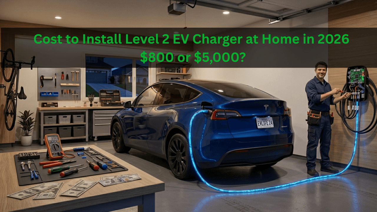 Read more about the article Cost to Install Level 2 EV Charger at Home in 2026: $800 or $5,000?