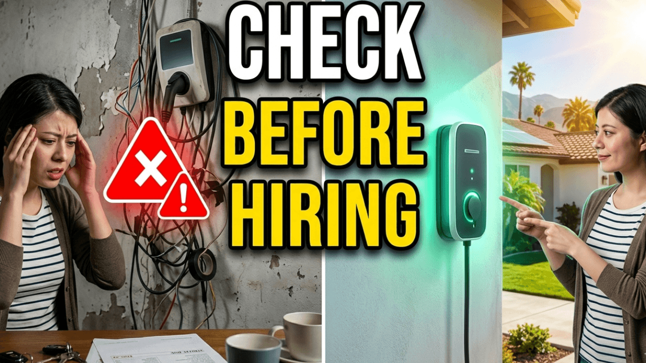 You are currently viewing Top Things to Check Before Hiring an EV Charger Installer
