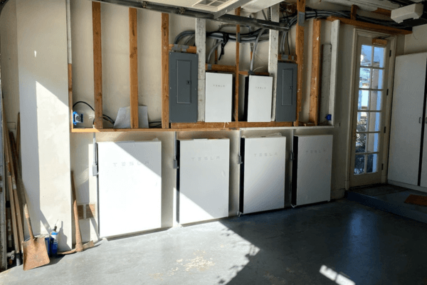 Tesla home charging system installation