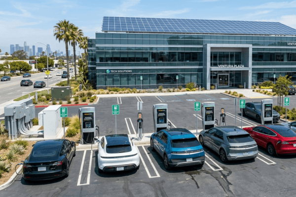 Commercial EV Station Array