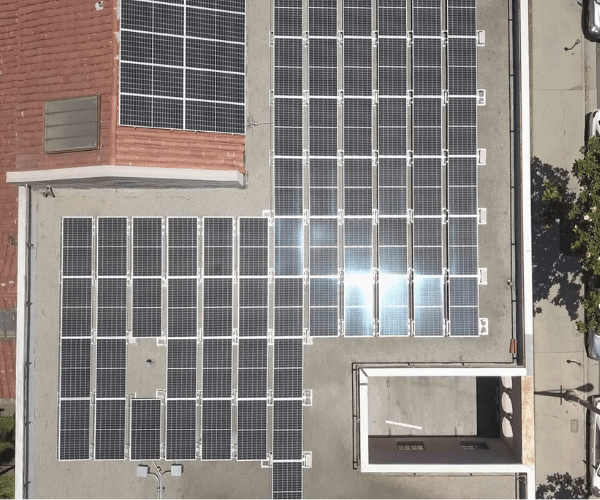 Commercial Solar Assessment Panel Array