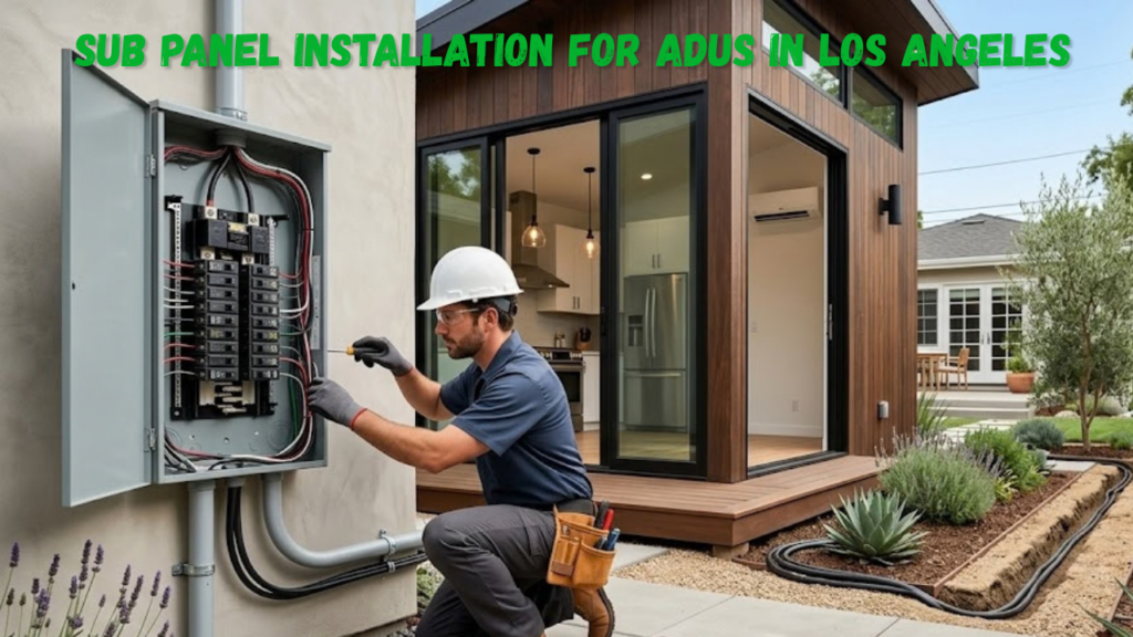 Sub Panel Installation for ADUs in Los Angeles