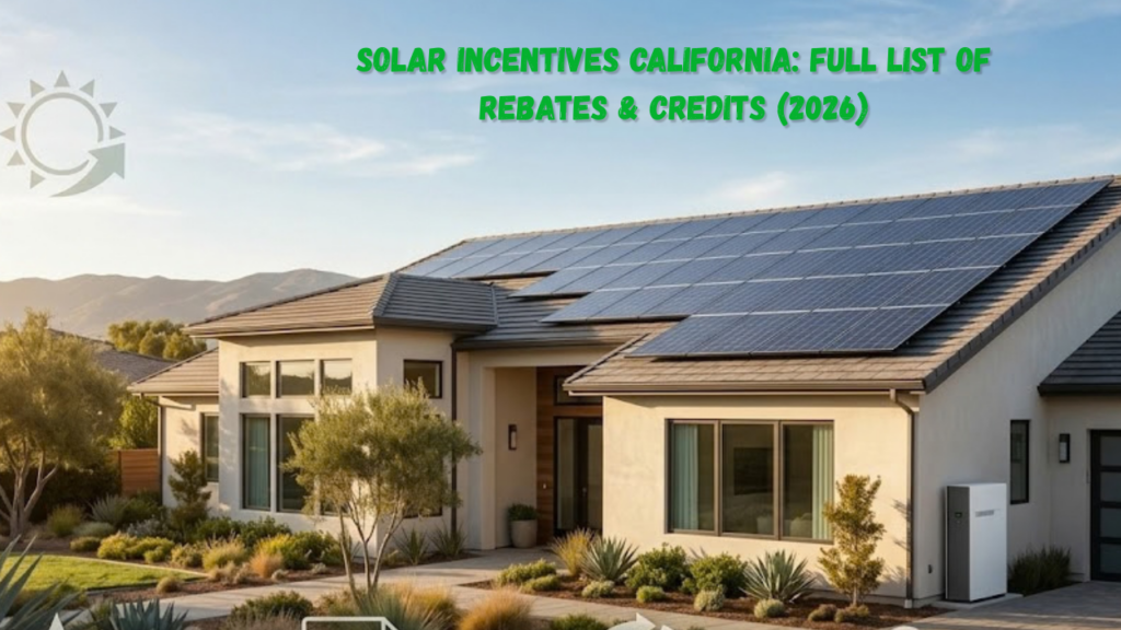 Solar Incentives California: Full List of Rebates & Credits (2026)